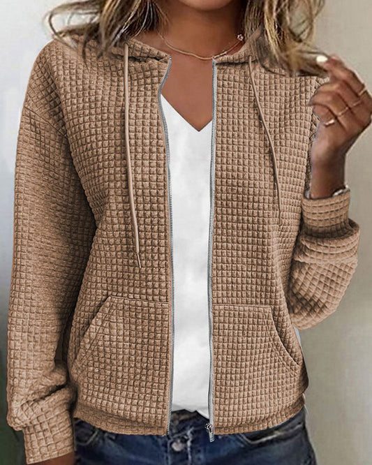 Casual cardigan with pockets for women