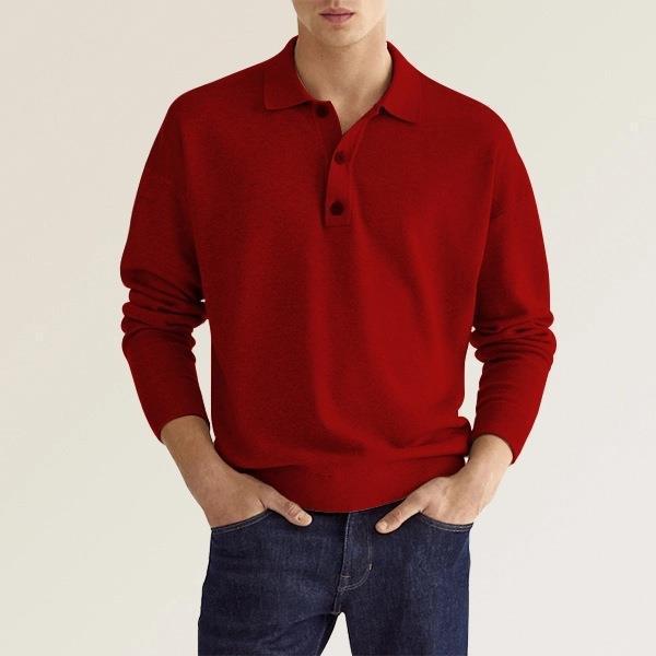 Men’s Long Sleeve Polo Shirt