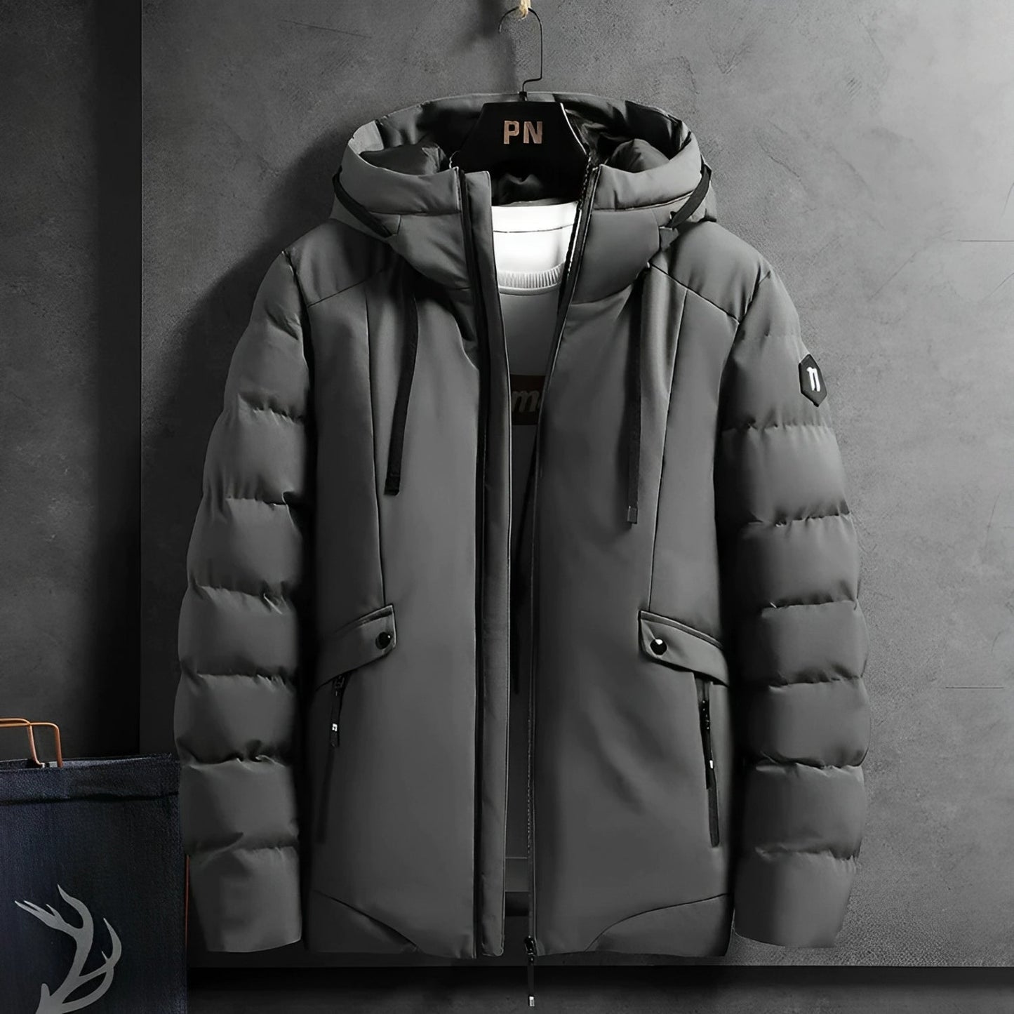 Casual parka winter jacket for men