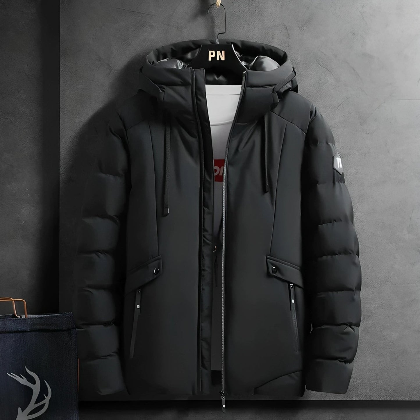 Casual parka winter jacket for men